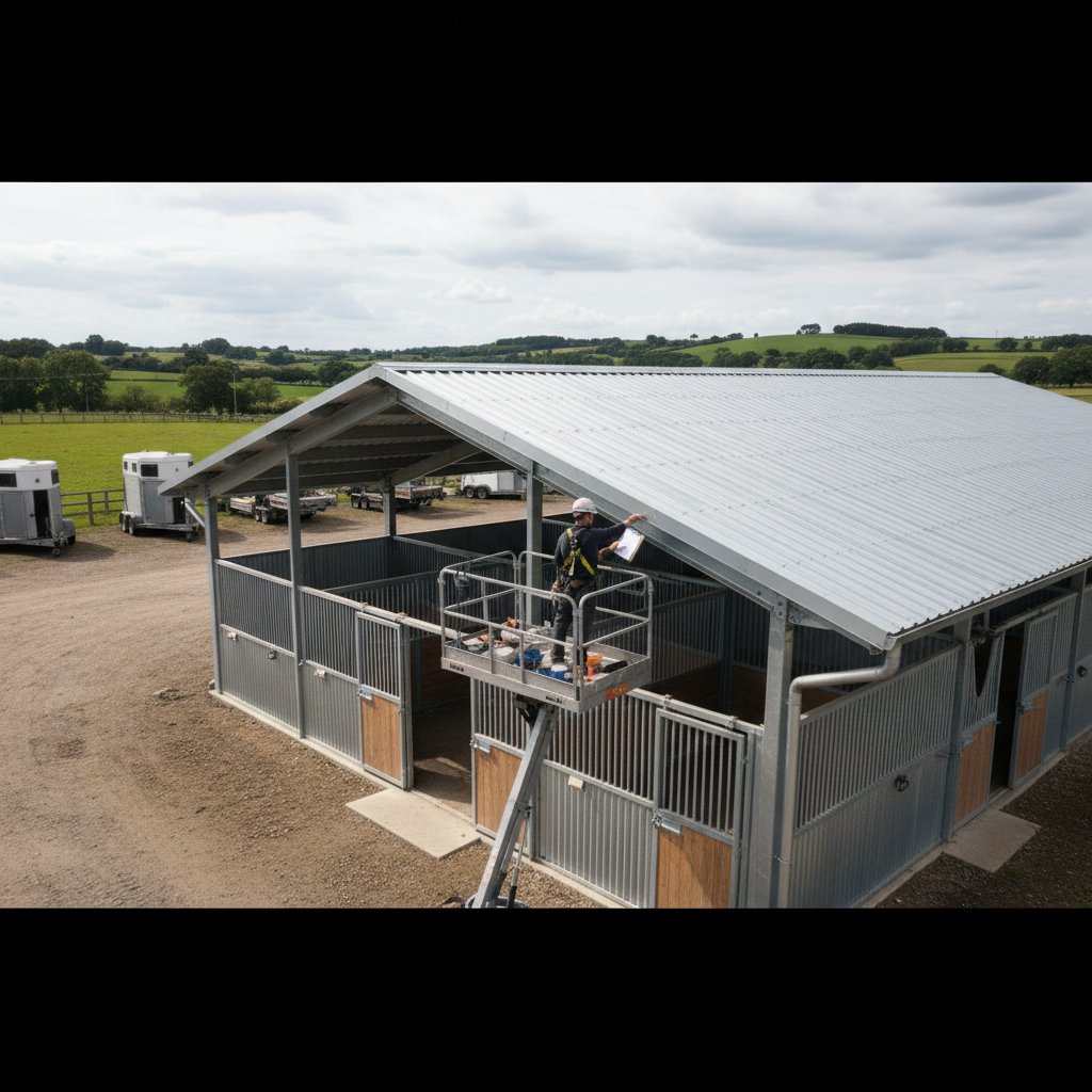 Commercial stable 20 boxes: maintenance and longevity
