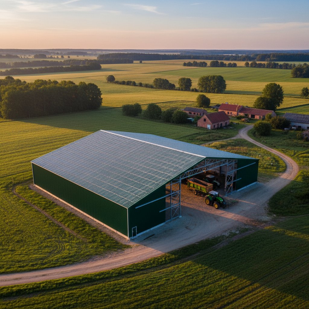 Agricultural hangar 12×30 m: real cases and ROI