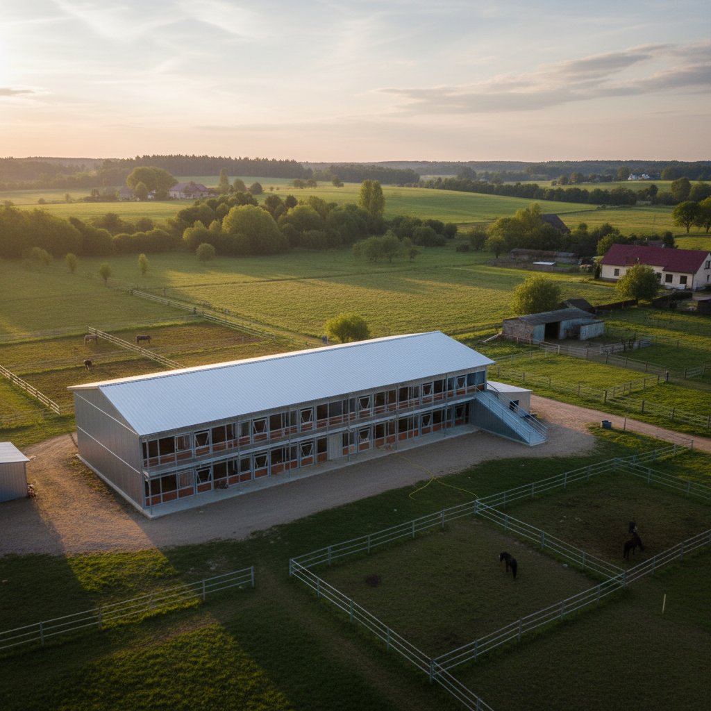 Žirgynas 20 boksų (12 m): atvejai ir ROI