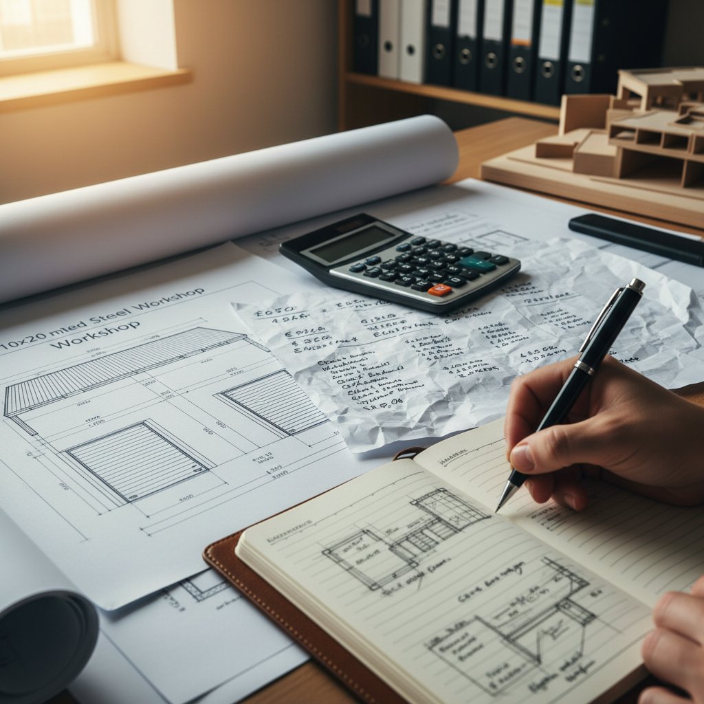 Verkstad 10×20 m: pris och finansiering 2026